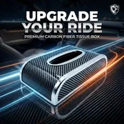 Premium Carbon Fiber Car Tissue Box_img_3