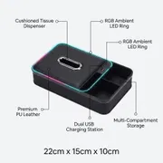Multifunctional RGB Ambient Light Armrest Tissue Box_img_7