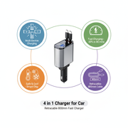 4 in 1 Charger for Car β Retractable 800mm Fast Charger_img_4