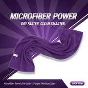 Purple Microfiber Towel (Medium Size)_img_1