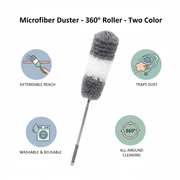 Premium Dual Tone 360° Roller Microfiber Car Duster_img_2