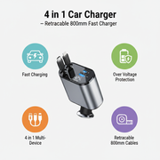 4 in 1 Charger for Car β Retractable 800mm Fast Charger_img_3