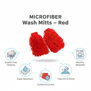 Red Microfiber Wash Mitts_img_3