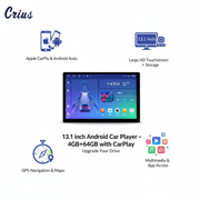 13.1 inch Android Car Player – 4GB+64GB with CarPlay_img_2