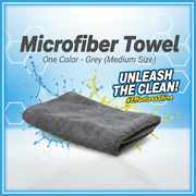 Grey Microfiber Towel (Medium Size)_img_1