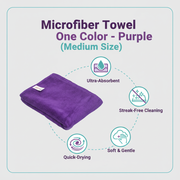 Purple Microfiber Towel (Medium Size)_img_2