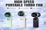 Portable Handheld Mini Fan, Foldable Powerful Winds Turbo Fan_img_0