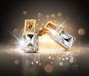 Simple Crystal Geometric Earrings for Women – Silver Plated Copper Korean Style Fashion Earrings_img_8