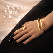 European & American Asymmetrical Wave Bracelet – Glossy Metal Alloy Bangle for Women | Trendy 2026 Jewelry_img_4