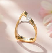 Elegant Green Stone Statement Ring for Women – Geometric Alloy Finger Ring with Glossy Finish | Trendy Summer 2026 Jewelry_img_4