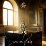 Retro Bohemian Green Dragonfly Adjustable Ring for Women – Vintage Diamond Open Finger Ring_img_9