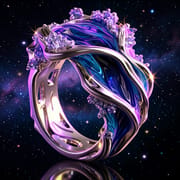 Hongdi Wave Enamel Diamond Ring for Women – Geometric Luxury Alloy Ring | European American Style Fashion Jewelry_img_5