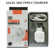 Excel 18W Auto-ID Fast Charger - Smart Type-C Charging for Smartphones & Tablets_img_0