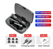 M19 True Wireless Headset - Bluetooth 5.1 with 9D HiFi Sound & IPX7 Waterproof_img_1