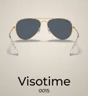 Classic Gold-Tone Aviator Sunglasses – Dark Green Lens (Model 0015)_img_3