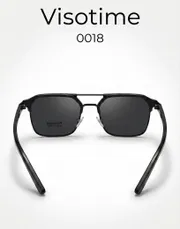 Visotime Men’s Geometric Double-Bridge Polarized Sunglasses (Model 0018)_img_3
