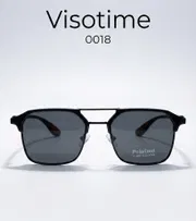 Visotime Men’s Geometric Double-Bridge Polarized Sunglasses (Model 0018)_img_0