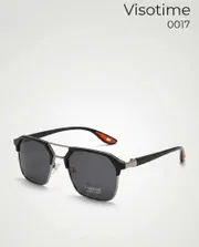 Visotime Men’s Geometric Double-Bridge Polarized Sunglasses (Model 0018)_img_1