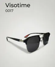 Visotime Men’s Geometric Double-Bridge Polarized Sunglasses (Model 0018)_img_2
