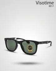 Ray-Ban Matte Black Rectangular Sunglasses – G-15 Green Lenses (Product Code: 0019)_img_2