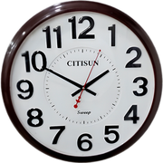 Citisun Analog Wall Clock Round Shape Coffee Citisun 62_img_0