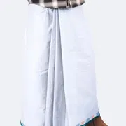 Alif Pure White Everyday Lungi_img_0