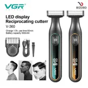 VGR 360 Hair Trimmer Waterproof Household Rechargeable Adjustable Hair Trimmer Full Body Washable Reciprocating Men’s Trimmer_img_0