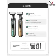 VGR 360 Hair Trimmer Waterproof Household Rechargeable Adjustable Hair Trimmer Full Body Washable Reciprocating Men’s Trimmer_img_5