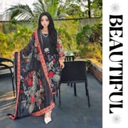 Elegant Black Floral Three-Piece_img_1