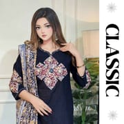 Classic Black Printed Three Piece_img_0