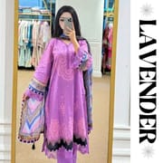 Lavender Purple Digital Printed Lawn 3-Piece_img_2