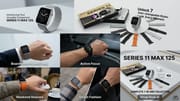Max125 Series 11 7-in-1 Smart Watch with Bluetooth Calling & 7 Straps for Men_img_1
