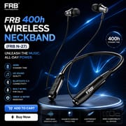 FRB N-27 400h wireless touch control neckband with voice change_img_0