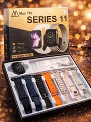 Max125 Series 11 7-in-1 Smart Watch with Bluetooth Calling & 7 Straps for Men_img_3