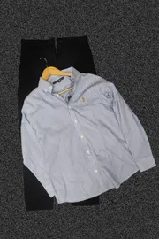 Formal black pant with old money shirt_img_1