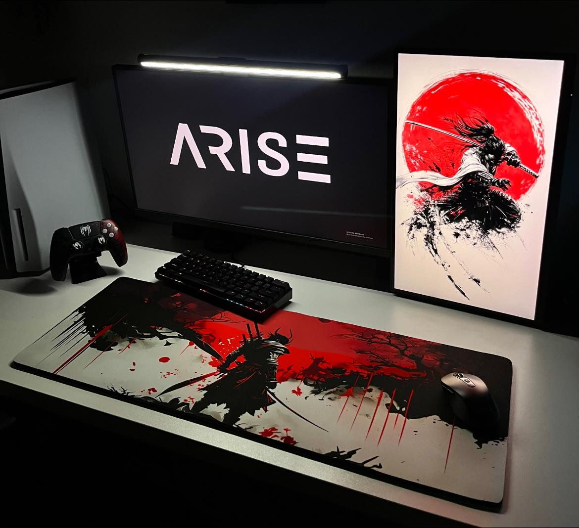 Red Samurai Mousepad (30x80)_img_0