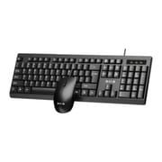 AULA AC101 Wired Black Keyboard & Mouse Combo with Bangla_img_1