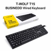T-WOLF T15 104 Keys USB Wired Keyboard_img_0