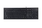 A4tech KRS-82 USB Wired Keyboard - Bangla Layout - FN Multimedia Key - Comfort Roundedge Keycaps - USB - For PC/Laptop - Black_img_0