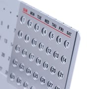 Aluminum Alloy 100 Years Perpetual Desk Calendar_img_1