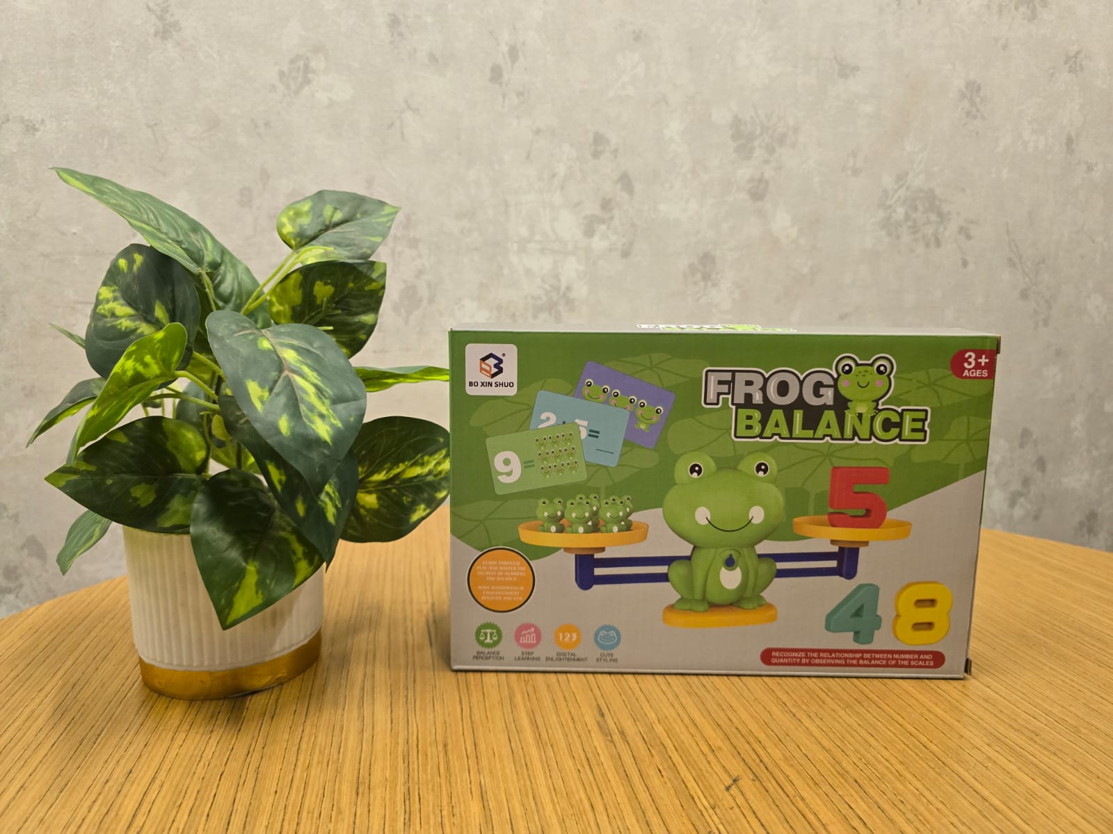 Interactive Digital Frog Balance Math Toy Plastic Early Education Cognitive Development for Kids Parents-Child Logical Thinking_img_0