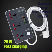 Maxline ML-804 4 USB Fast Charging Power Strip PD 20W QC 3.0 Multiplug Universal Socket_img_1