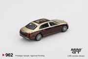 MiniGT - Mercedes-Maybach S 680 Gold / Dark Red Metallic_img_1