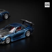 PopRace - MAZDA RX7 RE-AMEMIYA WIDEBODY - BLUE CHROME_img_3
