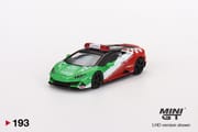 MiniGT - Lamborghini Huracán EVO Bologna Airport 2020 Follow-Me Car (Blister Pack)_img_0