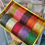 RainDrop Pakistani Glass Bangles Combo Box_img_1