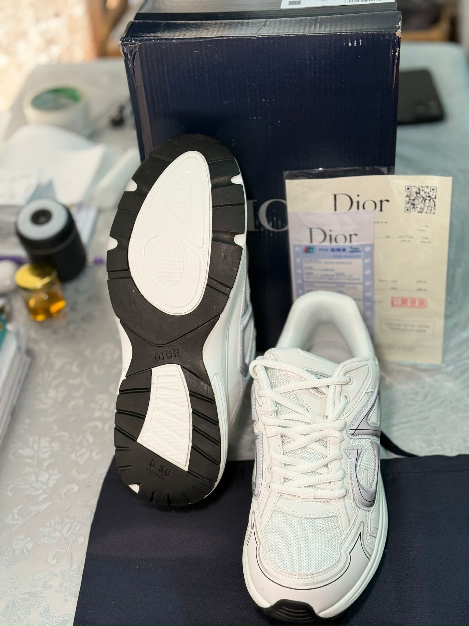 Dior Premium White Sneakers_img_1