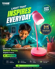 👉🔰YAGE YG-T119C Rechargeable Eye Protection Touch Control Flexible LED Lamp_img_1