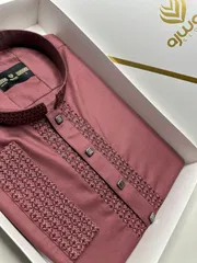 Deep Berry Elegance Panjabi -A3P150_img_2