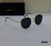 1915_Metal Gold Black Stylish Sunglass_img_0